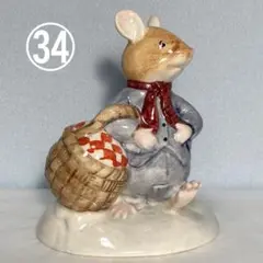 ブランブリーヘッジ フィギュリン DBH34 WILFRED BASKET