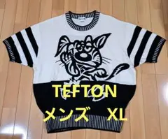 テフトン　ニットTシャツ　ヴィンテージ　レトロ　メンズブランド　日本製