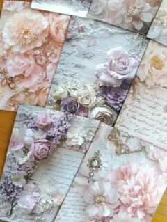 トレペ音袋【Roses violettes et roses②】