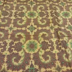 美品　THAI PURE SILK ビンテージデザイン　花柄　タイシルク　はぎれ