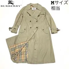 定番コート】バーバリー トレンチコート ベージュ ノバチェック ロースロゴ