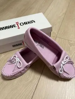 MINNETONKA UNBEADED KILTY モカシン ピンク 5