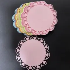 クラフトパンチ ハートメッセージカード(大) ダイカット ペーパークラフト