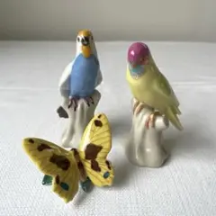 フランフラン インテリア　小鳥 蝶 置物