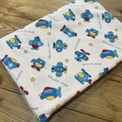 レトロ乗り物柄ネル生地