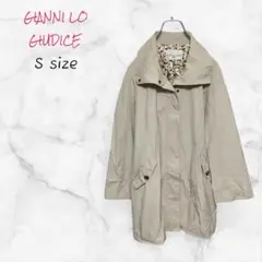 GIANNI LO GIUDICE スプリングコート ベージュ 裏地柄 Sサイズ