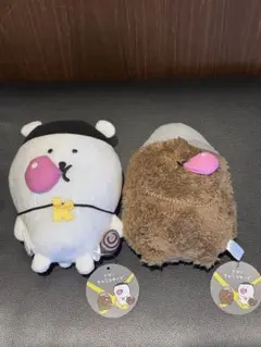 ナガノキャラクターズ　DJくま　ラッパーもぐらコロッケ　ぬいぐるみ