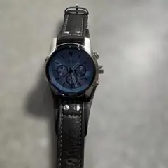 620 FOSSILフォッシル CH2564クロノグラフ ブルー現状品動作未確認