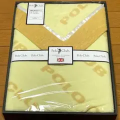 【新品未使用】綿毛布　シングル　ポロクラブ　四方ベリ　Polo Club　布団