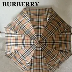 BURBERRY バーバリー ノバチェック 雨傘 長傘 ベージュ