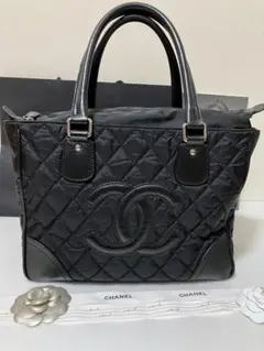 超美品★CHANEL パリ ニューヨーク トートバッグ ショルダー 正規品