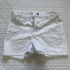 ホワイト ハーフパンツ