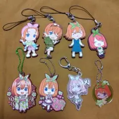 五等分の花嫁　四葉　ラバーキーホルダー　アクリルキーホルダー