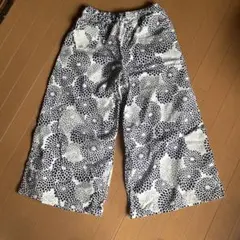 SOU・SOU♡久留米絣♡帯もんぺ♡すずしろ草 濃紺（女Mサイズ