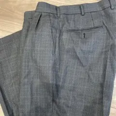 秋冬SIDAE チェック柄 スラックス グレー系