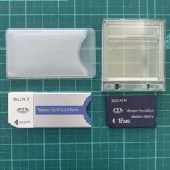 【低容量】SONY MEMORY STICK DUO 16MB + 専用アダプタ