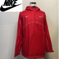 NIKE ナイキ ナイロンジャケット アノラック パーカー レッド Mサイズ