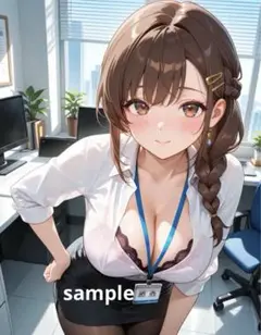 ※A4変更可 AIイラスト 美女 L版サイズ 1点物 F10