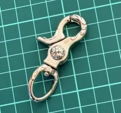キーホルダー キーフック ベルトループ ナスカン ゴールド b2