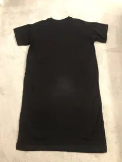 UNIQLOブラック 半袖 コットンTワンピース
