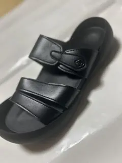 Regetta Canoe リゲッタカヌー　ブラック　サンダル　Mサイズ　レザー