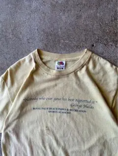Fruit of the room メッセージプリントTシャツ ヴィンテージ古着