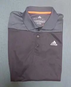adidas ブラック ポロシャツ Lサイズ(小さめ)