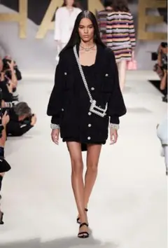 CHANEL シャネル 2022ss カーディガン ブラック