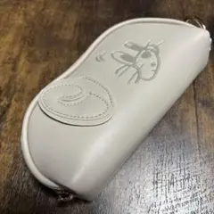 トムとジェリー フラッパー メガネケース ベージュ