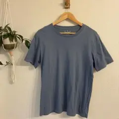 Mサイズ 青 Tシャツ 綿100%