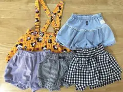 美品　女の子　半ズボン　キュロットスカート　夏服　ハーフパンツ　まとめ売り