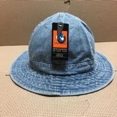 新品 ニューハッタン メトロハットのライトブルーデニム L/XL