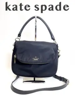 B-0317 ◯kate spade 黒 ショルダーバッグ