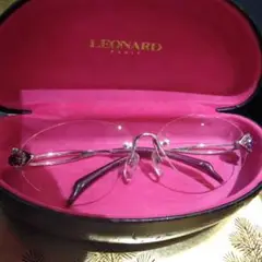 レオナール UVカット透明メガネ