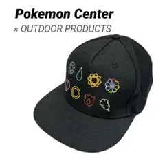 【美品】ポケモンセンター キャップ スナップバック ブラック 限定