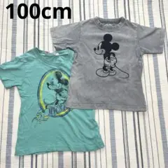 ミッキーTシャツ　2枚セット　100cm
