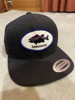 BASSMANIA　バスマニアロゴ刺繍デニムキャップ 新品 バスマニア bassmania キャップ デニム 刺繍 送料無料 バス