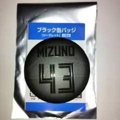 日本ハムファイターズ　ブラック缶バッジ　シークレット　 水野達稀　エスコン