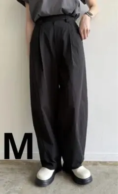 しまむら ぷーさん カーブパンツ 中黒　サイズM