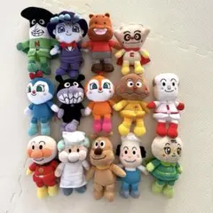 アンパンマンキャラクターぬいぐるみ14体セット