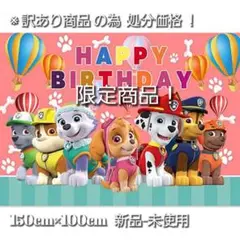 大人気 パウパトロール 大型 タペストリー 150×100cm☆訳あり処分価格