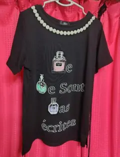 大きいサイズ香水柄プリントＴシャツ レディース ４Ｌ
