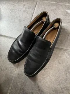 cedar crest 黒 レザー スリッポン