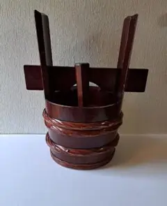 明治43年 古い酒樽 角樽 古道具 アンティーク