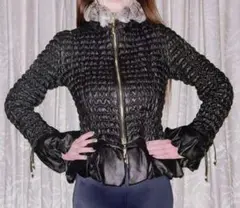 定価80万リアル毛皮チンチラrobertocavalliロベルトカバッリダウン