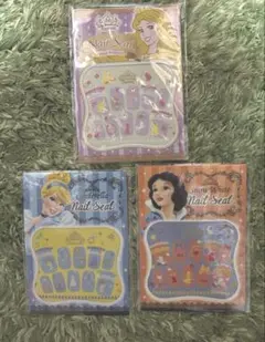 ディズニープリンセス ネイルシール 3パックセット