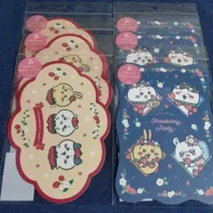 ダイカットポストカードセット　ちいかわ　いちごケープ　いちごパンツ　ナガノ　苺