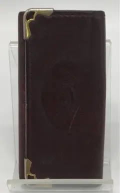 HH019 Cartier カルティエ 4連キーケース ボルドー