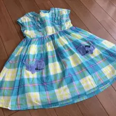 クレードスコープ　ワンピース　くじら　チェック　120