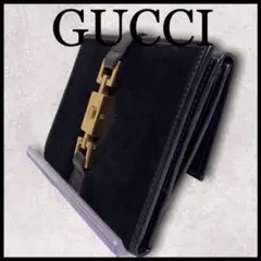 GUCCI グッチ ジャッキー 折財布 ブラック